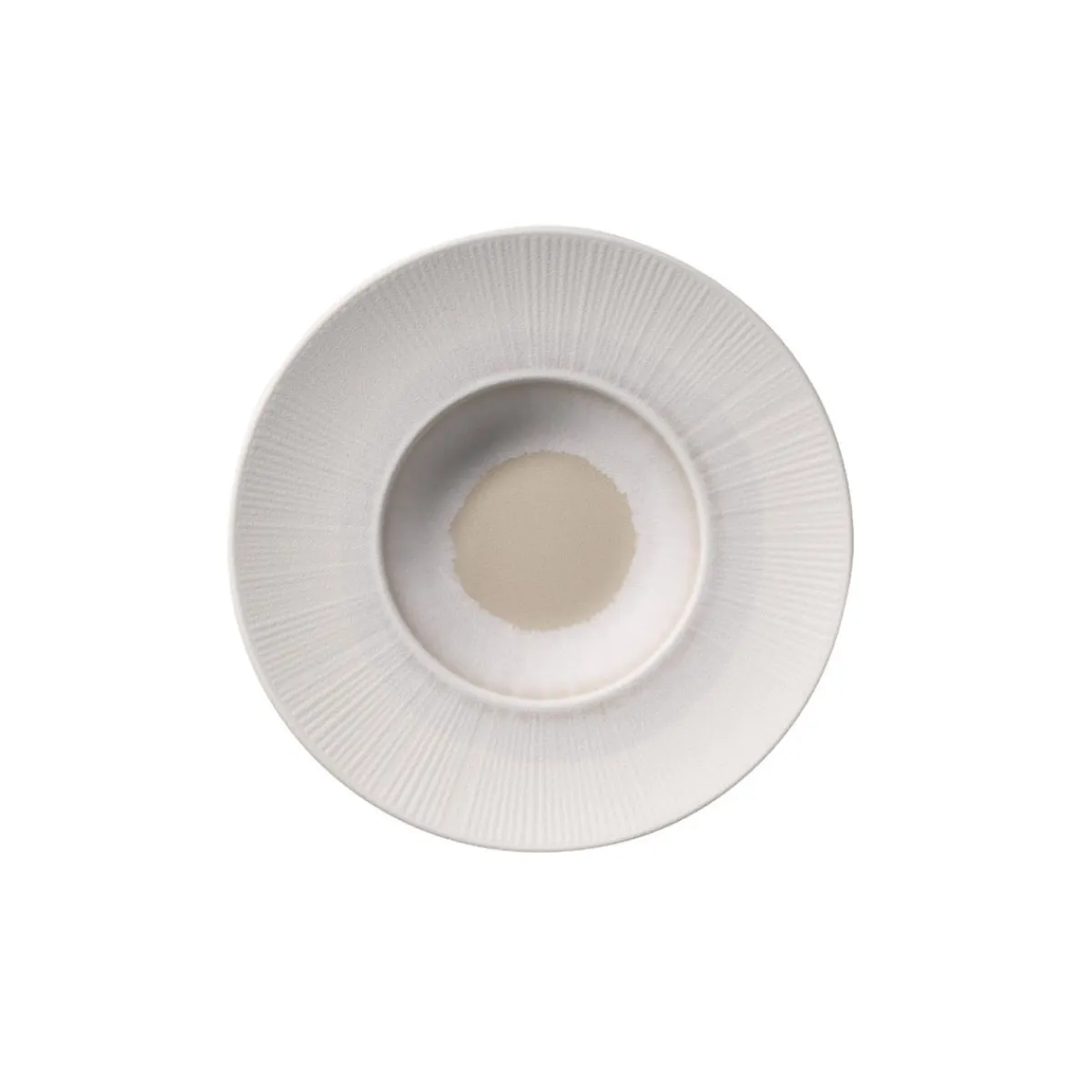 Assiette gourmet mélamine beige Ø 29 cm 6 cm 30 cl Blush - APS Discount
