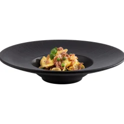 APS Assiette gourmet mélamine noir Ø 29 cm 6 cm 90 cl Nero Discount