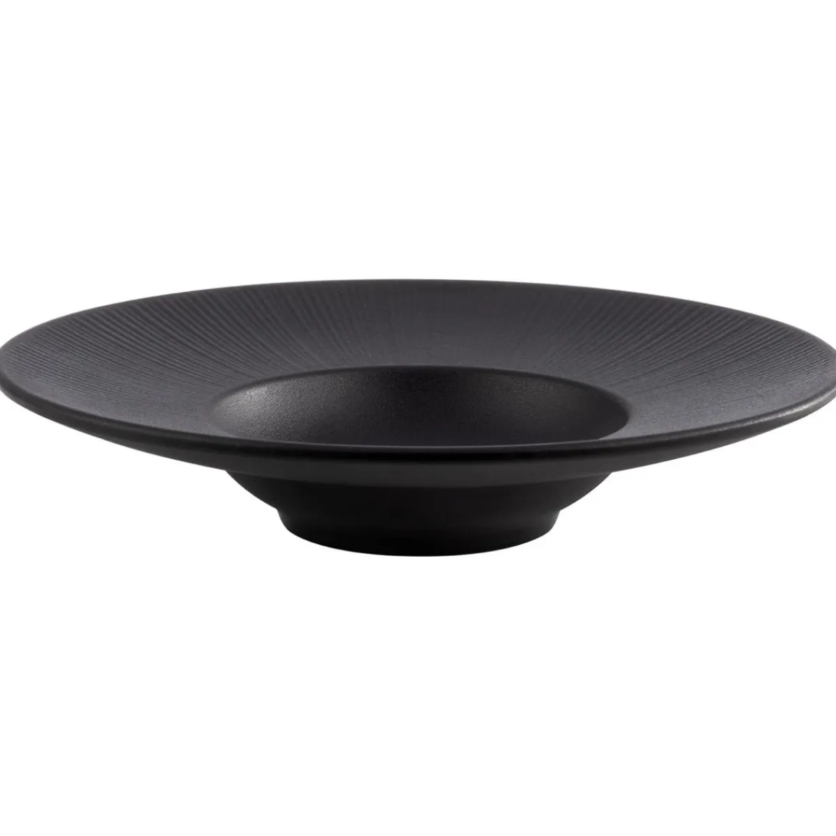 APS Assiette gourmet mélamine noir Ø 29 cm 6 cm 90 cl Nero Discount