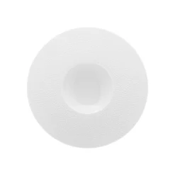 Assiette gourmet rond blanc porcelaine de limoges Ø 28 cm L' Fragment - DEGRENNE New