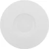Assiette gourmet rond blanc porcelaine de limoges Ø 30 cm L' Perles De Rosee Blanches - DEGRENNE Hot