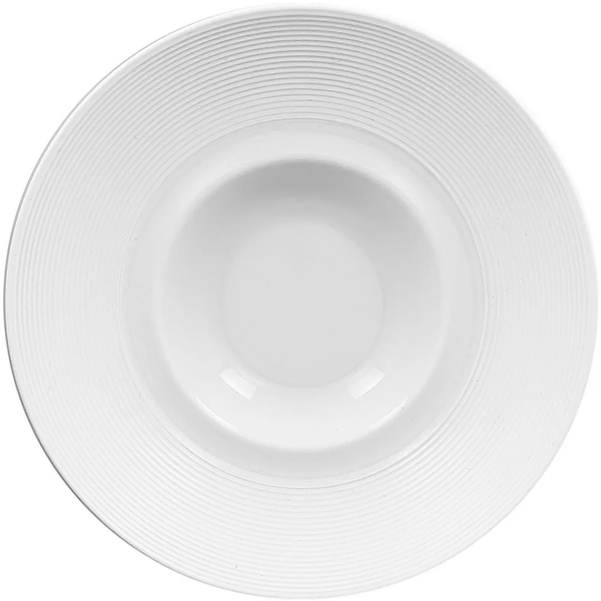 Assiette gourmet rond blanc porcelaine vitrifiée Ø 25,6 cm Evolution - RAK Best