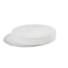 Assiette gourmet rond blanc résine Nacryl® Ø 30 cm - MEALPLAK Discount