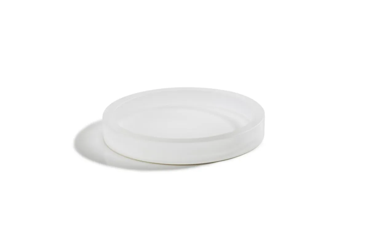 Assiette gourmet rond blanc résine Nacryl® Ø 30 cm - MEALPLAK Discount