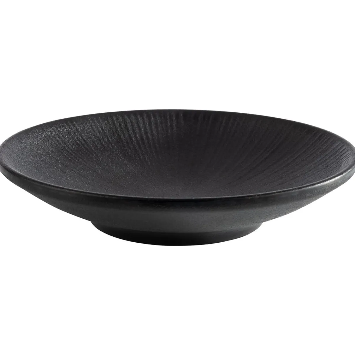 APS Assiette mélamine noir Ø 15 cm 3 cm Nero Hot