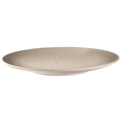 APS Assiette mélamine sable Ø 33 cm 3,5 cm Nero Discount