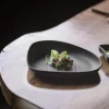 COOKPLAY Assiette noir porcelaine 33,5x12 cm Yayoi Outlet