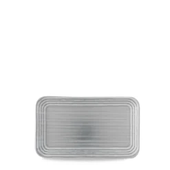 Assiette organique gris porcelaine vitrifiée 27x16 cm Harvest Norse - DUDSON Hot
