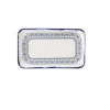 DUDSON Assiette organique Ink porcelaine vitrifiée 27x16 cm Harvest Mediterranean Moresque Best