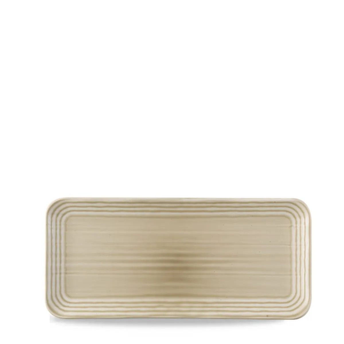 DUDSON Assiette organique Linen porcelaine vitrifiée 35x16 cm Harvest Norse Outlet
