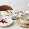 ACCOLADE Assiette ovale beige grès émaillé 33x22,5 cm Aurora Best
