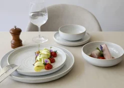 ACCOLADE Assiette ovale beige grès émaillé 33x22,5 cm Aurora Best