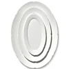 SERAX Assiette ovale blanc porcelaine 18,5x10 cm Silhouette Outlet