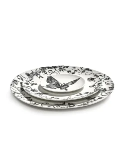 Assiette à pain rond BUTTERFLY porcelaine Ø 12 cm Unity - SERAX
