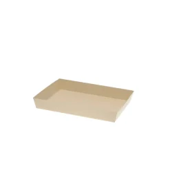 PRO.MUNDI Assiette papier rectangulaire 18,5x13,5x2,5 cm Oxstal (500 pièces) Clearance