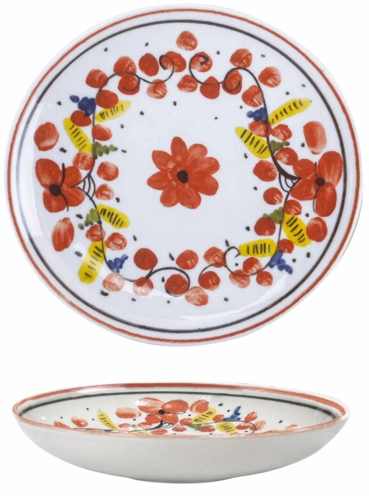 MOLLENI Assiette pasta blanc porcelaine Ø 22 cm Sorrento