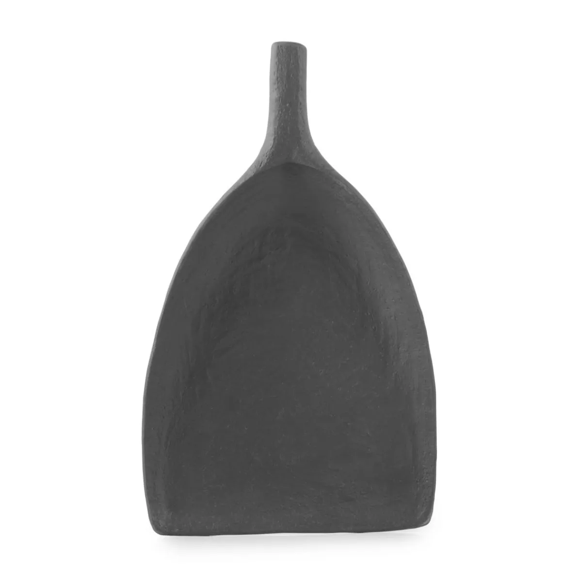 Assiette pelle Noir brut porcelaine culinaire 18,5x14,5 cm Yli - REVOL Clearance