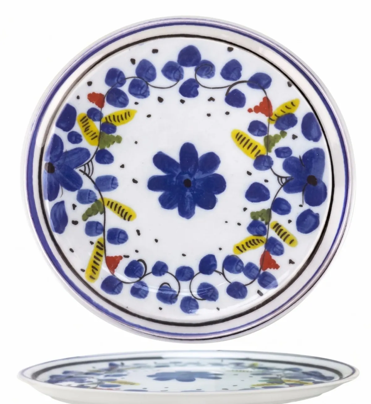 Assiette pizza blanc porcelaine Ø 33 cm Capri - MOLLENI Best