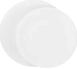 PRO.MUNDI Assiette à pizza rond blanc porcelaine vitrifiée Ø 31,5 cm Outlet