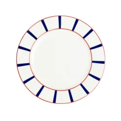 Assiette plate avec aile blanc porcelaine Ø 27 cm Ama - ACCOLADE Sale