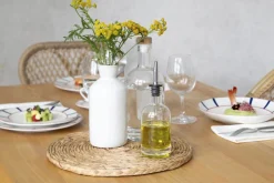 Assiette plate avec aile blanc porcelaine Ø 24 cm Ama - ACCOLADE