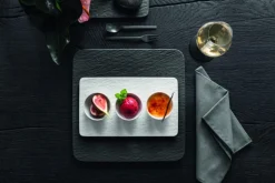 VILLEROY & BOCH Assiette plate Black porcelaine The Rock Best