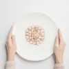 COOKPLAY Assiette plate blanc porcelaine 31,5x30 cm Shell Outlet