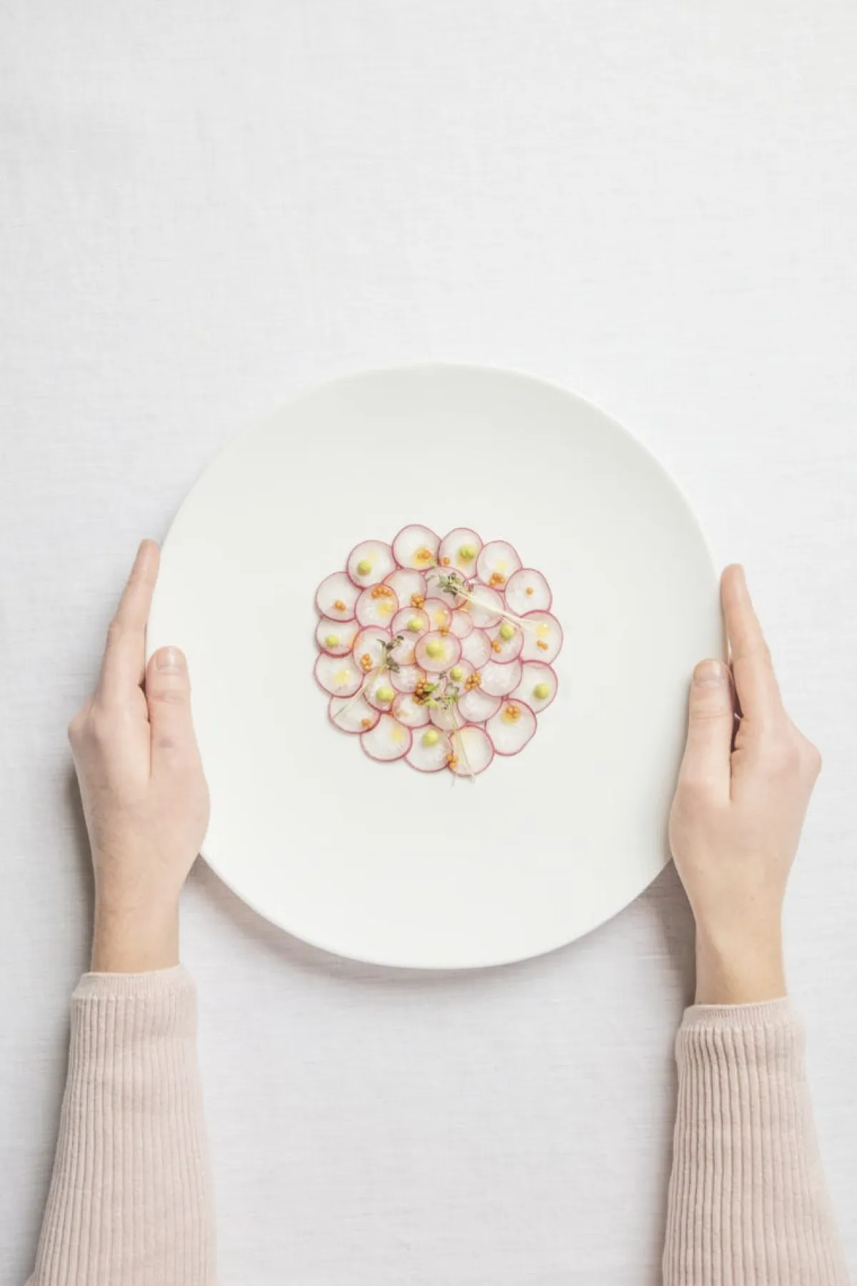 COOKPLAY Assiette plate blanc porcelaine 31,5x30 cm Shell Outlet