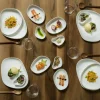COOKPLAY Assiette plate blanc porcelaine 16x17,8 cm Yayoi Online