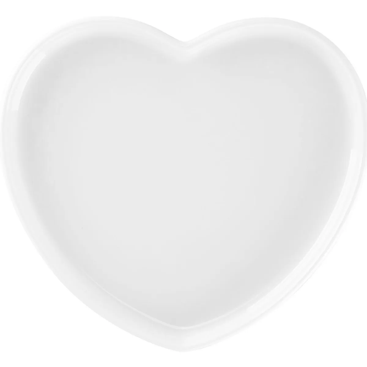 Assiette plate blanc porcelaine 19,8x18 cm Cliché - RAK Discount