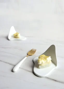 COOKPLAY Assiette plate blanc porcelaine 10x9,5 cm Gochi Outlet