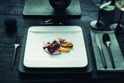VILLEROY & BOCH Assiette plate blanc porcelaine The Rock Outlet
