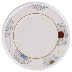RAK Assiette plate blanc porcelaine vitrifiée Ø 23,7 cm stone Ease Décor Spring Clearance