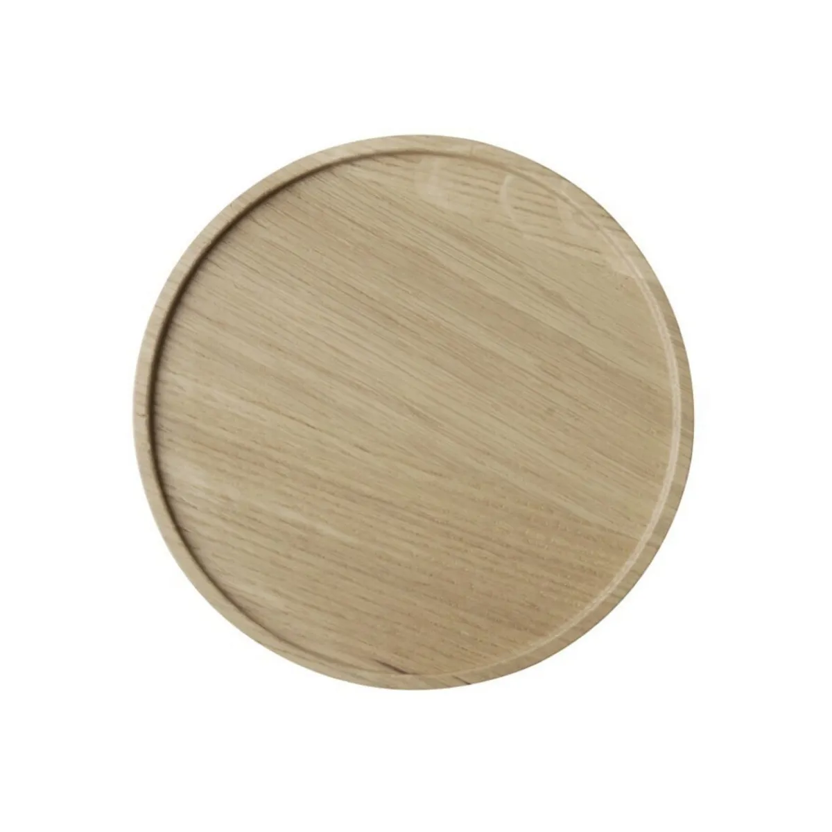 APS Assiette plate bord droit rond bois Ø 16 cm The Grid Discount