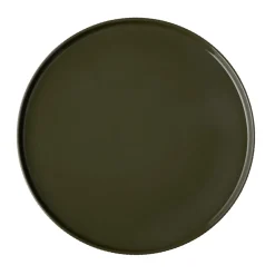 APS Assiette plate bord droit rond marron porcelaine Ø 32 cm The Grid Online