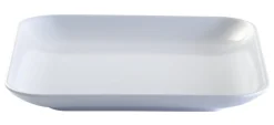 PLATEX Assiette plate carré blanc mélamine 13,5x13,5 cm Sale