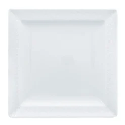 Assiette plate carré blanc porcelaine 17,2x17,2 cm Charm - RAK Sale
