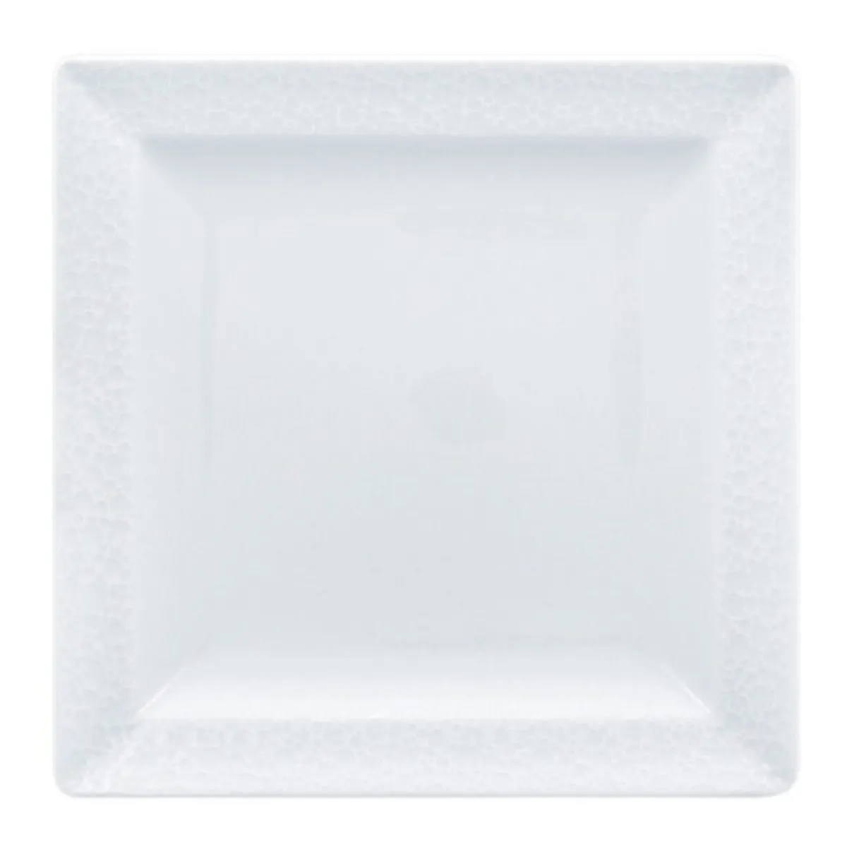 Assiette plate carré blanc porcelaine 17,2x17,2 cm Charm - RAK Sale