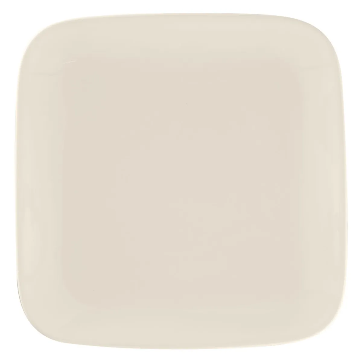 Assiette plate carré blanc porcelaine bone china 21,3x21,3 cm Bravura - RAK Best