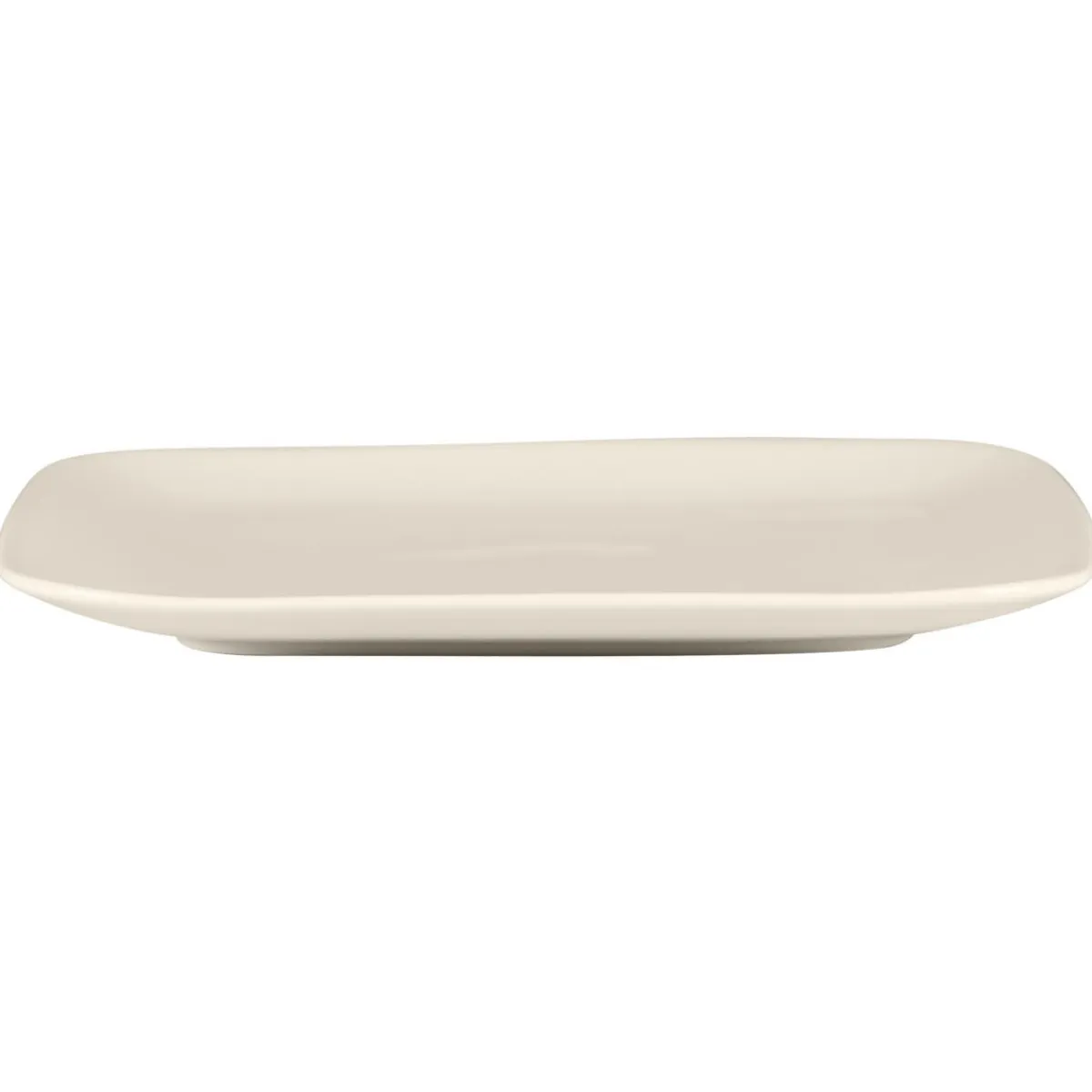 Assiette plate carré blanc porcelaine bone china 21,3x21,3 cm Bravura - RAK Best