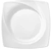 Assiette plate carré blanc porcelaine 27,5x27,5 cm Celebration - Aucune Sale