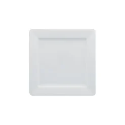 Assiette plate carré blanc porcelaine vitrifiée 21x21 cm Access - RAK Outlet