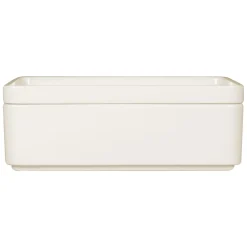 RAK Assiette plate carré blanc porcelaine 24x24 cm Fractal Outlet