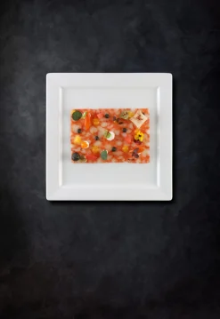 RAK Assiette plate carré blanc porcelaine vitrifiée 27,1x27,1 cm Access Online