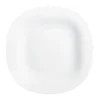 Assiette plate carré blanc verre opal 29,1x27 cm Carine - LUMINARC Best