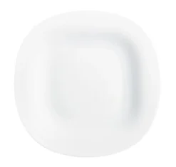 Assiette plate carré blanc verre opal 29,1x27 cm Carine - LUMINARC Best