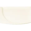 Assiette plate carré ivoire porcelaine vitrifiée 20,1x18,4 cm Mazza - RAK Discount