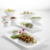 VILLEROY & BOCH Assiette plate carré ivoire porcelaine bone china 31x31 cm Modern Grace Online