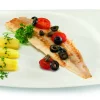 Assiette plate carré ivoire porcelaine vitrifiée 25,9x23,2 cm Mazza - RAK Hot