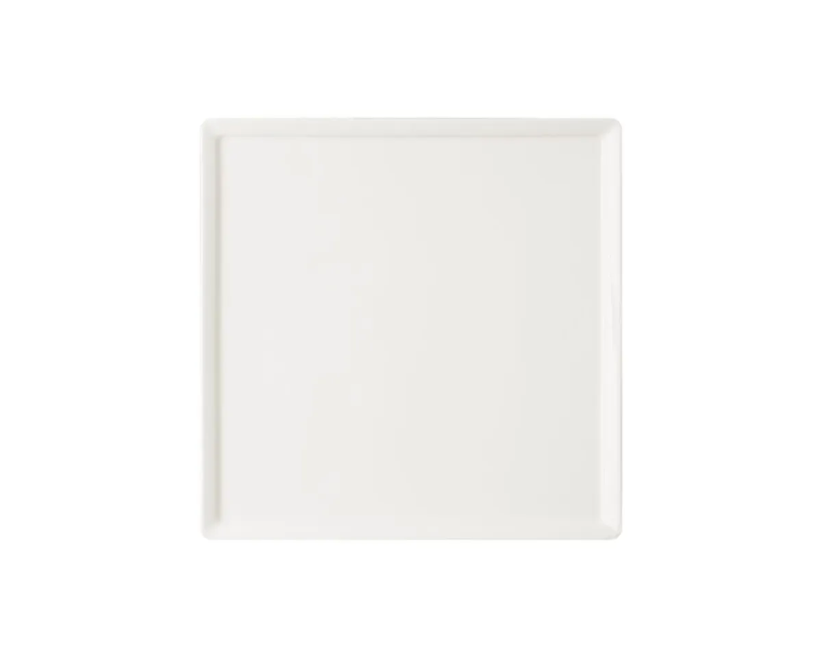 RAK Assiette plate carré ivoire porcelaine vitrifiée 20,8x20,8 cm Allspice Outlet